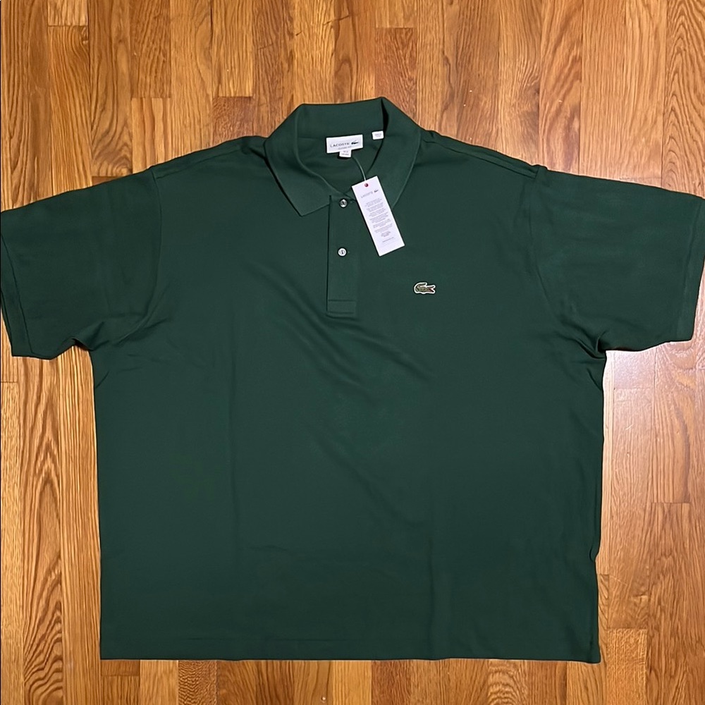 Lacoste Men's Green Polo Shirt